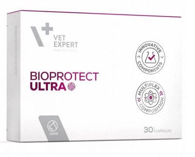Біопротект Ультра Vetexpert Bioprotect Ultra вітаміни в разі розладів роботи шлунково-кишкового тракту у собак і котів, 30 капсул 7121 фото