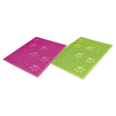 Килимок Croci 40*30 см під туалет для котів, колір зелений або рожевий, ціна за один килимок (C6028324) 6221 фото