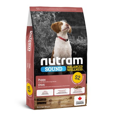 Нутрам Nutram S2 Sound Balanced Wellness Puppy сухий корм холістик з куркою та яйцями для цуценят, 20 кг (S2_(20kg) 6378 фото