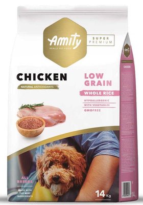 Аміті Amity Super Premium Adult Chicken сухий корм із куркою для дорослих собак, 14 кг (542 CHICK 14 KG) 6330 фото