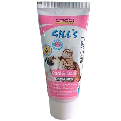 Крем Гілс Croci Gill's Paw Care з бджолиним воском для догляду за подушечками лап собак і котів, 50 мл (C3052804) 6050 фото