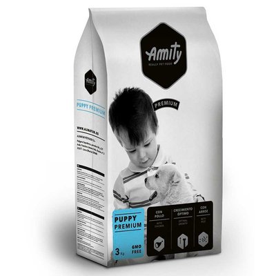 Аміті Amity Puppy Premium повнораціонний сухий корм для цуценят усіх порід до 12 місяців, 3 кг (525 PUP 3KG) 6352 фото