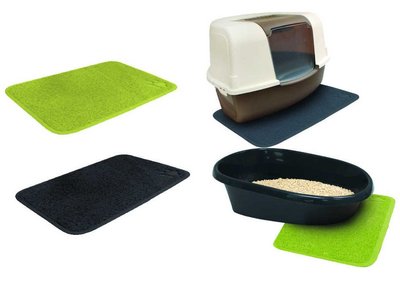 Килимок Croci 60*46 см під туалет для котів, колір зелений або сірий, ціна за один килимок (C6020941) 6149 фото