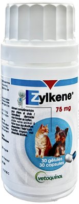 Зілкене 75 мг Zylkene заспокійливий антистресовий засіб для дрібних собак і кішок, 30 капсул 1014 фото