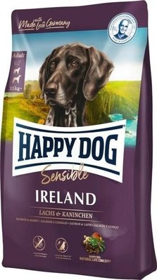 Happy Dog Supreme Sensible Ireland сухий корм із лососем і кроликом для собак за харчової алергії, 12,5 кг (3538) 6910 фото