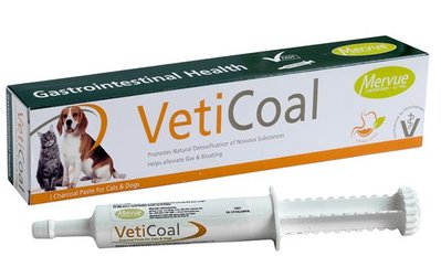 Мерв'ю Ветікоул Mervue Veticoal Paste паста з активованим вугіллям у разі отруєнь у собак і котів, 60 мл (0210202307) 7232 фото