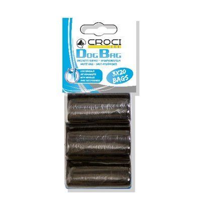 Пакеты для собачьих фекалий CROCI с черными ручками. C9020116 фото