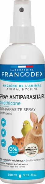 Спрей Francodex Dimethicone Pest Control Spray антипаразитарный с диметиконом для грызунов и птиц, 100 мл 7139 фото
