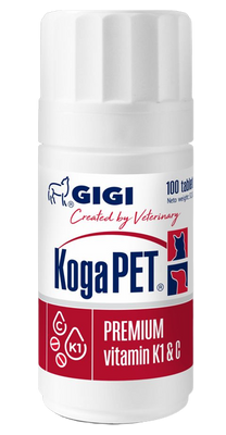 Когапет Gigi вітамін К1 для собак і кішок, 100 таблеток 5061 фото