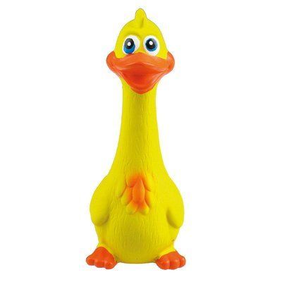 Игрушка для собак TETRAPET Toys Fun, латексная Утка с пищалкой, 19 см 487,75 фото