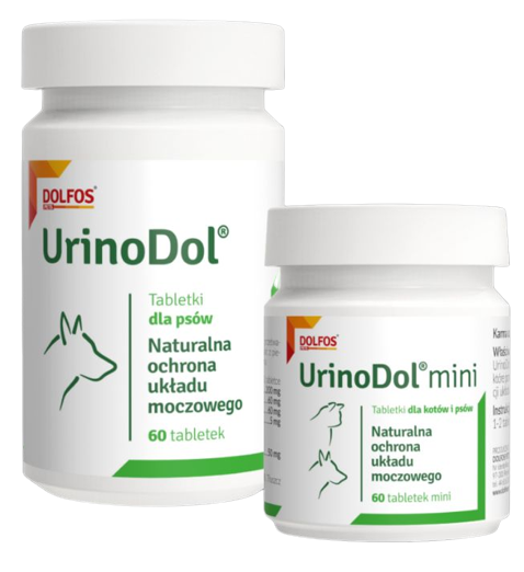 Урінодол UrinoDol Dolfos для відновлення функцій сечової системи у собак, 60 таблеток 2726 фото