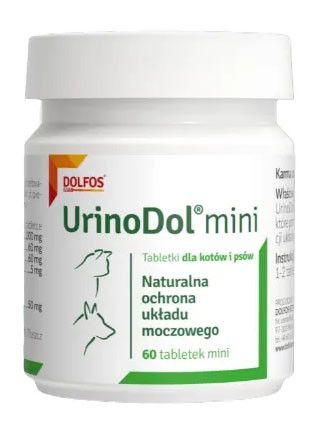 Урінодол міні Urinodol mini Dolfos для відновлення функцій сечової системи у собак, 60 мини таблеток 118 фото