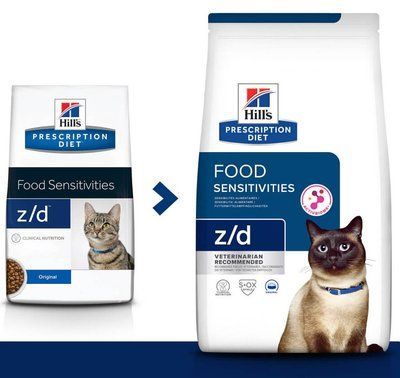Хілс Hill's PD Feline Z/D Food Sensitivities дієтичний корм для котів із чутливим травленням, 1,5 кг (607641) 7559 фото