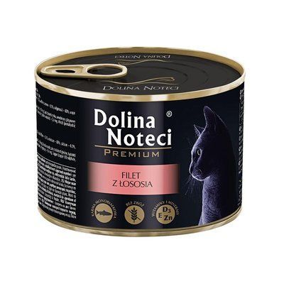 Корм конс.Dolina Noteci Premium для котів з філе лосося,185 гр DN 185 (103) фото