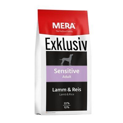 Мера Mera Exklusiv Sensitiv Lamm & Reis сухой корм с ягнёнком для собак с чувствительным пищеварением, 15 кг 072655 фото