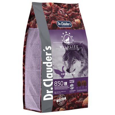 Dr. Clauder's Dog Wildlife Duck качка, овочі, фрукти і трави, сухий корм для дорослих собак усіх порід, 350 гр 7932 фото