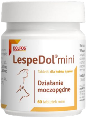Леспедол Міні Долфос Lespedol mini Dolfos вітамінна добавка при лікуванні сечовивідних шляхів собак та дрібних собак, 60 міні таблеток 607 фото