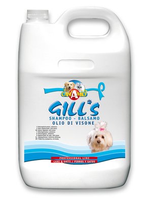 Шампунь-кондиціонер Гілс Gill`s Olio di Visione з норковою олією для блискучої шерсті собак, 5 л (C3052025) 4045 фото