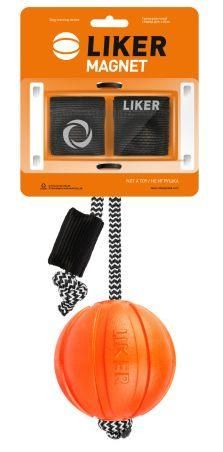 Лайкер Магнит Collar Liker мяч-игрушка с комплектом магнитов для собак, диаметр мяча 9 см, длина шнура 30 см 5252 фото