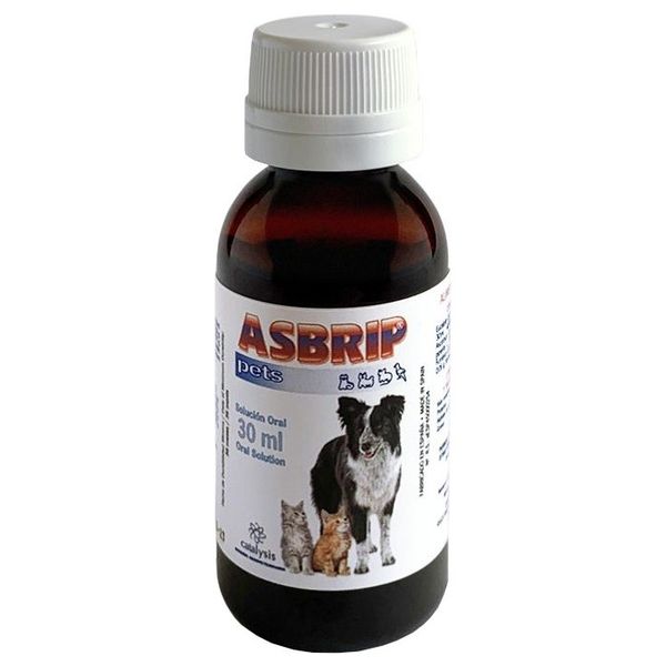 Асбрип Catalysis Asbrip витаминный сироп при кашле, ларингите, афонии, фарингите у собак и кошек, 30 мл (2306202303) 6716 фото