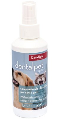 Кандиоли Дентал Пет Спрей Candioli Dental Pet Spray по уходу за ротовой полостью собак и кошек, 125 мл (PSE5195) 4011 фото