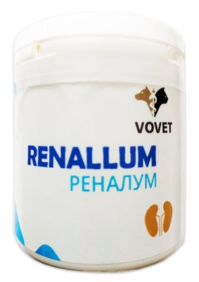 Renallum Реналум порошок для зниження рівня фосфору в крові котів і собак при захворюваннях нирок, 100 гр 6667 фото