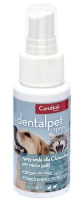 Кандіолі Дентал Пет Спрей Candioli Dental Pet Spray по догляду за ротовою порожниною собак і кішок, 50 мл (PSE5194) 4010 фото
