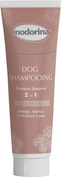 Шампунь-кондиционер Inodorina Dog Shampooing, Shampoo Balsamo 2 in1 с экстрактом ромашки для собак, 250 мл (2400030001) 5688 фото