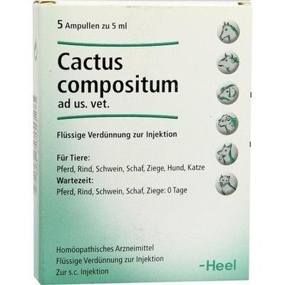 Кактус Композитум Хеель Cactus Compositum Heel средство для сердечно-сосудистой системы, 1 ампула 5 мл 1650 фото