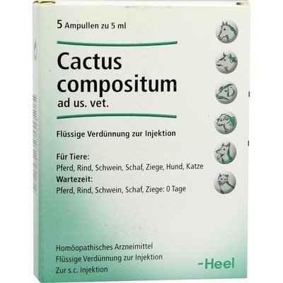 Кактус Композитум Хеель Cactus Compositum Heel засіб для серцево-судинної системи, 1 ампула 5 мл 1650 фото