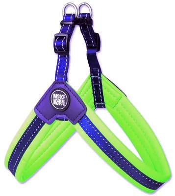 Шлейка Матрікс Зелений Лайм Q-Fit Harness Matrix Lime Green/XL для собак, обхват грудей 60 - 66 см (214035) 5791 фото