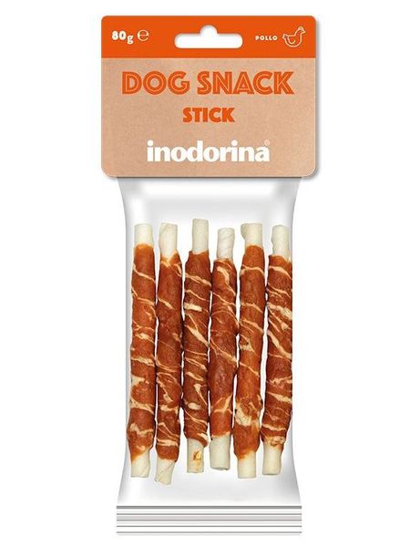 Inodorina Dog Snack Stick Pollo куриные палочки - лакомство для крупных собак, 80 гр (5200240007) 5740 фото