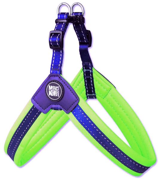 Шлейка Матрікс Зелений Лайм Q-Fit Harness Matrix Lime Green/XL для собак, обхват грудей 60 - 66 см (214035) 5791 фото