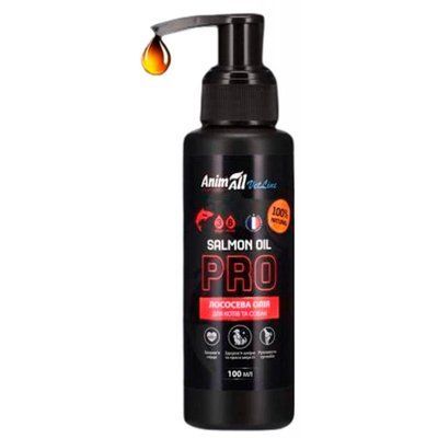AnimAll VetLine Salmon Oil PRO лососевое масло с Омега-3 для кошек и собак, 100 мл 11589 фото