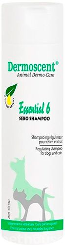 Шампунь Dermoscent Essential 6 Sebo Shampoo для контроля состояния кожи кошек и собак при себорее, 200 мл 7124 фото