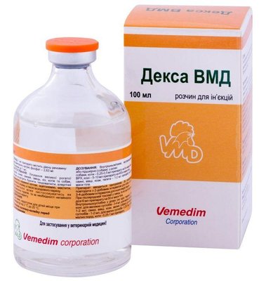Декса ВМД Dexa VMD протизапальний протиалергенний і антистресовий препарат, 100 мл 1012 фото