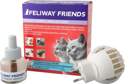 Фелівей Френдс Ceva Feliway Friends антистрес феромон для котів і кішок, дифузор зі змінним блоком, 48 мл 3794 фото
