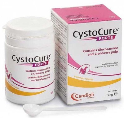 Цистокур Форте Кандіолі Candioli CystoCure Forte порошок для підтримки сечостатевої системи у собак і кішок, 30 гр 4202 фото