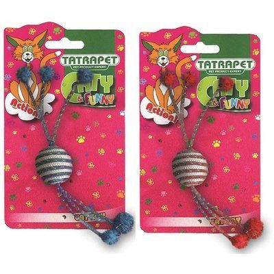 Іграшка для котів TETRAPET Caty funny, м'ячик із шпагату, 4*20 см 584,39 фото