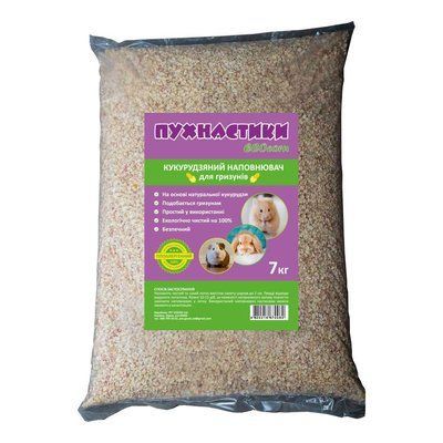 Кукурузный наполнитель д/грыз. "Пушистика ECOcorn", 7 кг кукуруза 7 кг фото