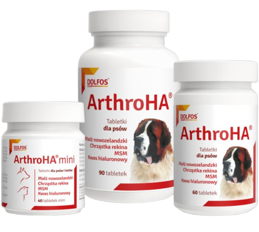 Артро Ха Arthro HA Dolfos вітаміни з глюкозаміном, хондроїтином для собак, 60 таблеток 1191 фото