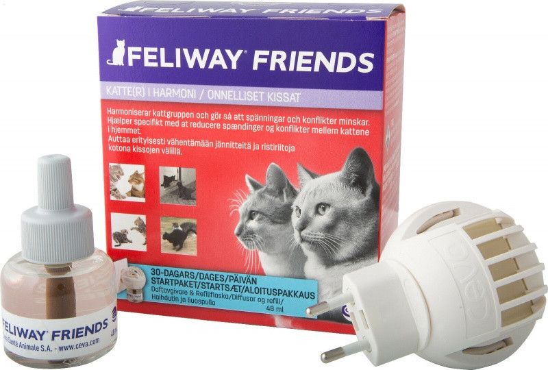 Феливей Френдс Ceva Feliway Friends антистресс феромон для котов и кошек, диффузор со сменным блоком, 48 мл 3794 фото
