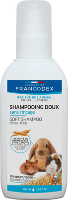 Шампунь-спрей Francodex Soft Shampoo без смывания,экстракты пшеницы и моркови, для грызунов и кроликов, 100 мл 7181 фото