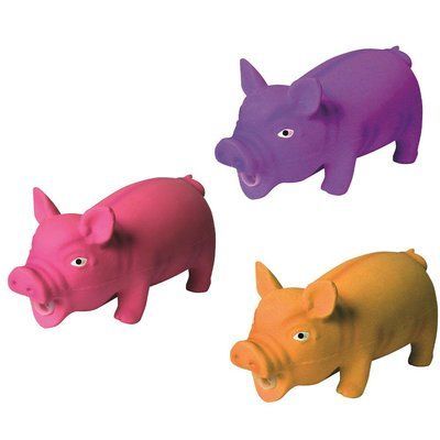 Игрушка для собак TETRAPET Toys Fun, латексная Свинка с пищалкой, 15 см 487,43 фото