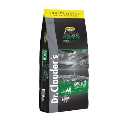 Dr. Clauder's Dog Sensitive Adult Lamb & Rice Large Breed ягня та рис, гіпоалергенний сухий корм для великих собак, 20 кг 7923 фото