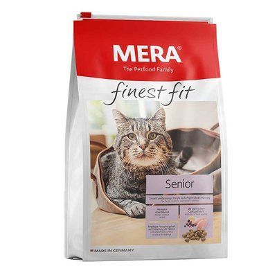 MERA finest fit Senior корм для котів похилого віку (8+) із свіжим м'ясом птиці та лісовими ягодами, 4 кг 8085 фото