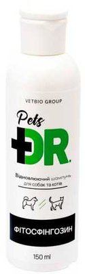 Доктор Петс Ветбіо Vetbio Dr.Pets шампунь, що відновлює, з фітосфінгозином для котів і собак, 150 мл 5599 фото