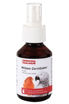 Beaphar Milben Zerstauber спрей проти бліх і кліщів у птахів, 100 мл (13261) 7303 фото