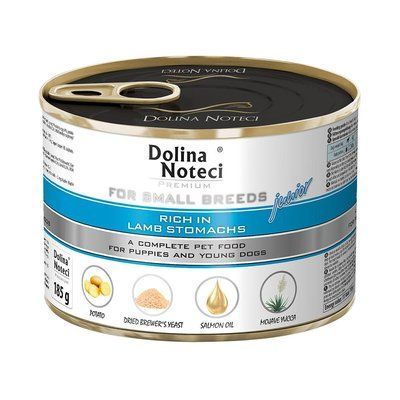 Корм конс.Dolina Noteci Premium для цуценят,юніорів собак маленьких порід з рубцем ягнятини, 185 гр DN 185 (472) фото