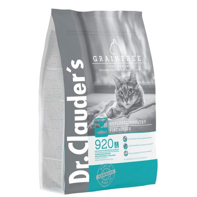 Dr.Clauder's High Premium Grainfree сухий корм для дорослих кішок з харчовою гіперчутливістю, 400 гр 5322 фото